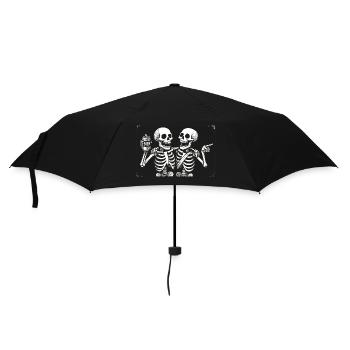Hold my beer - Regenschirm (klein) - Schwarz - Vorne