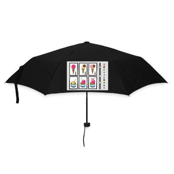 Eiscreme-Maschine - Regenschirm (klein) - Schwarz - Vorne