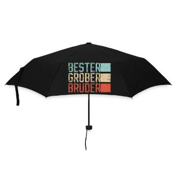Meilleur Big Brother Retro - Parapluie standard - noir - Devant