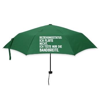 Relationship status: I don't flirt - Umbrella (small) - bottlegreen - Front