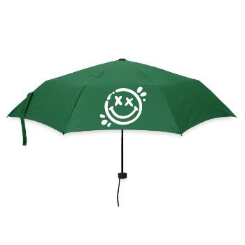 Happy Smiley Street Art - Parapluie standard - vert bouteille - Devant