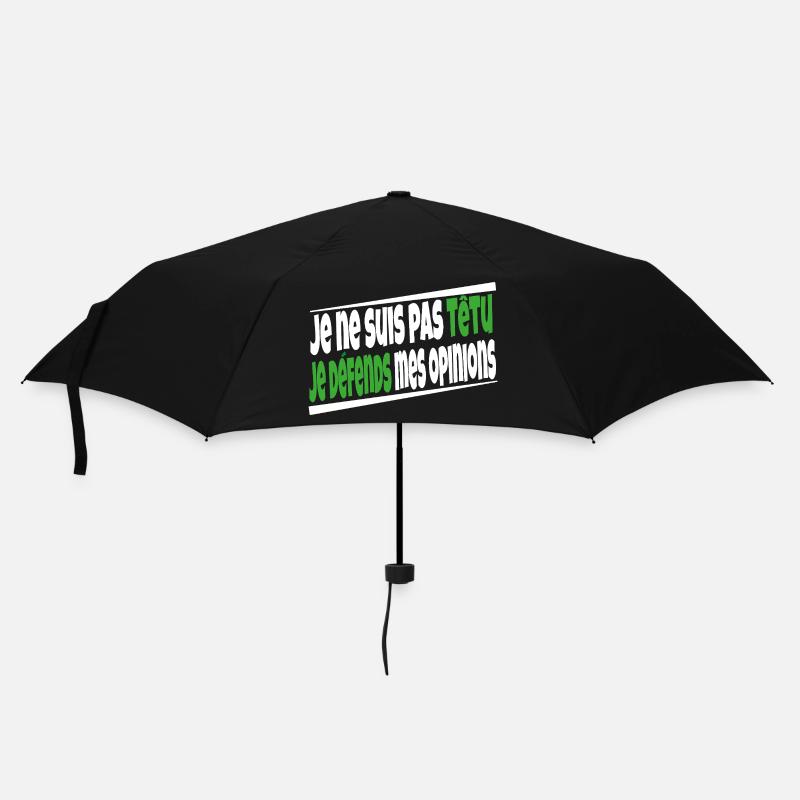 I'm not stubborn - Umbrella (small) - black