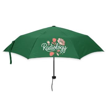 RadFlora Radiology Flowers - Umbrella (small) - bottlegreen - Front