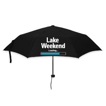 See-wochenende Countdown Zu See-tagen - Regenschirm (klein) - Schwarz - Vorne