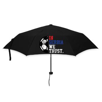 En Serbie, nous avons confiance - Parapluie standard - noir - Devant