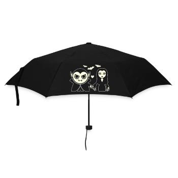 Vampire et Vampire de la Nuit - Parapluie standard - noir - Devant