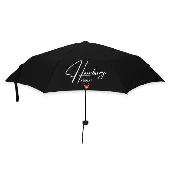Hambourg, Allemagne, design élégant Hambourg - Parapluie standard - noir - Devant