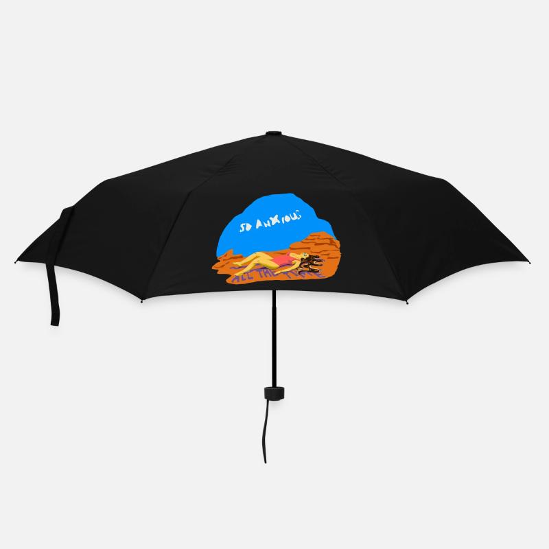 anxiété - Parapluie standard - noir