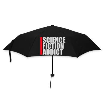Citation d’amateur de science-fiction accro à la science-fiction - Parapluie standard - noir - Devant