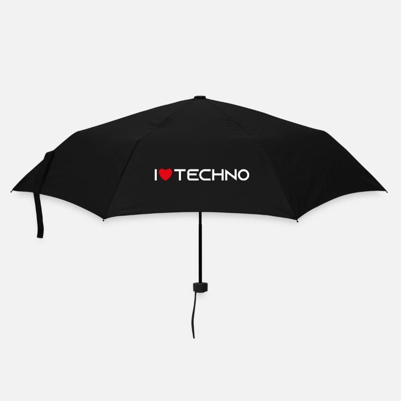techno - Parapluie standard - noir