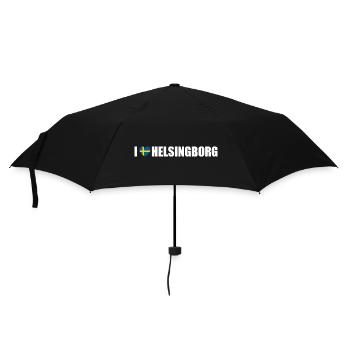 I love Helsingborg Schweden - Regenschirm (klein) - Schwarz - Vorne