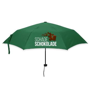 Too bad chocolate - Umbrella (small) - bottlegreen - Front