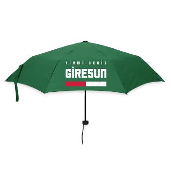 Giresun 28 Türkei Turkiye Geschenk Urlaub TR Türk - Regenschirm (klein) - Flaschengrün - Vorne