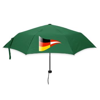 German-Austrian flag - Umbrella (small) - bottlegreen - Front