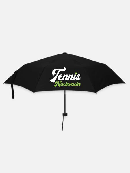Tennis Motiv für Kinder -Tennis Nachwuchs - Regenschirm (klein) - Schwarz