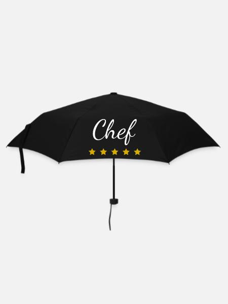 Chef Hôtel 5 étoiles - Parapluie standard - noir