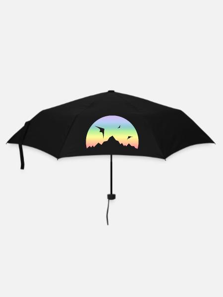 Lenkdrachen - Regenschirm (klein) - Schwarz