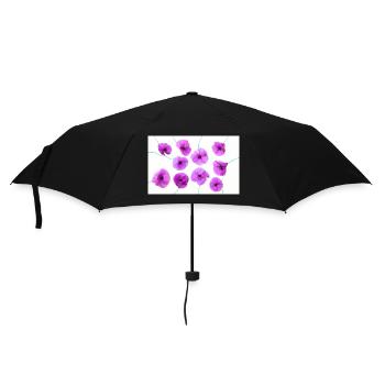 POPPY Purple - Umbrella (small) - black - Front