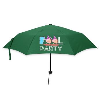 Fête des fous - Parapluie standard - vert bouteille - Devant