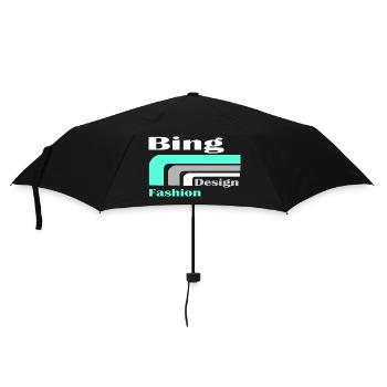 Bing Design Fashion - Regenschirm (klein) - Schwarz - Vorne