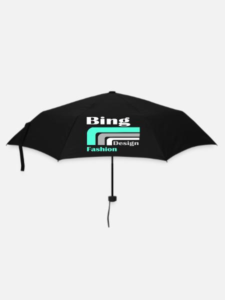 Bing Design Fashion - Regenschirm (klein) - Schwarz