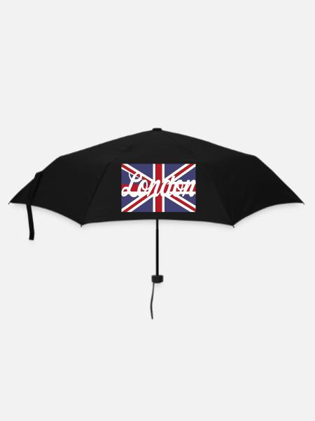 London - Regenschirm (klein) - Schwarz