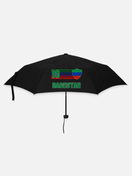 Dagestan Fußball Mannschaft - Regenschirm (klein) - Schwarz