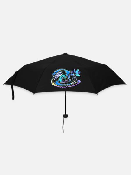 zen sans fond sans tour inverse2 - Parapluie standard - noir