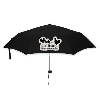 Körnerspender - Regenschirm (klein) - Schwarz - Vorne