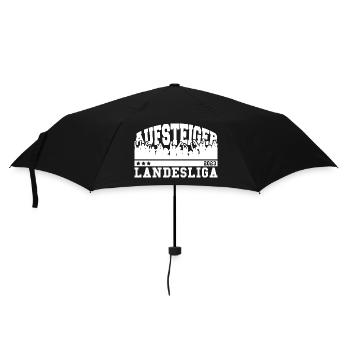 Aufsteiger 2023 Landesliga Aufstieg Fußball - Regenschirm (klein) - Schwarz - Vorne
