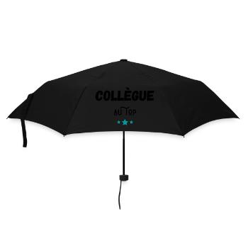 collègue au top idée cadeau - Parapluie standard - noir - Devant