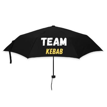 team kebab - Parapluie standard - noir - Devant