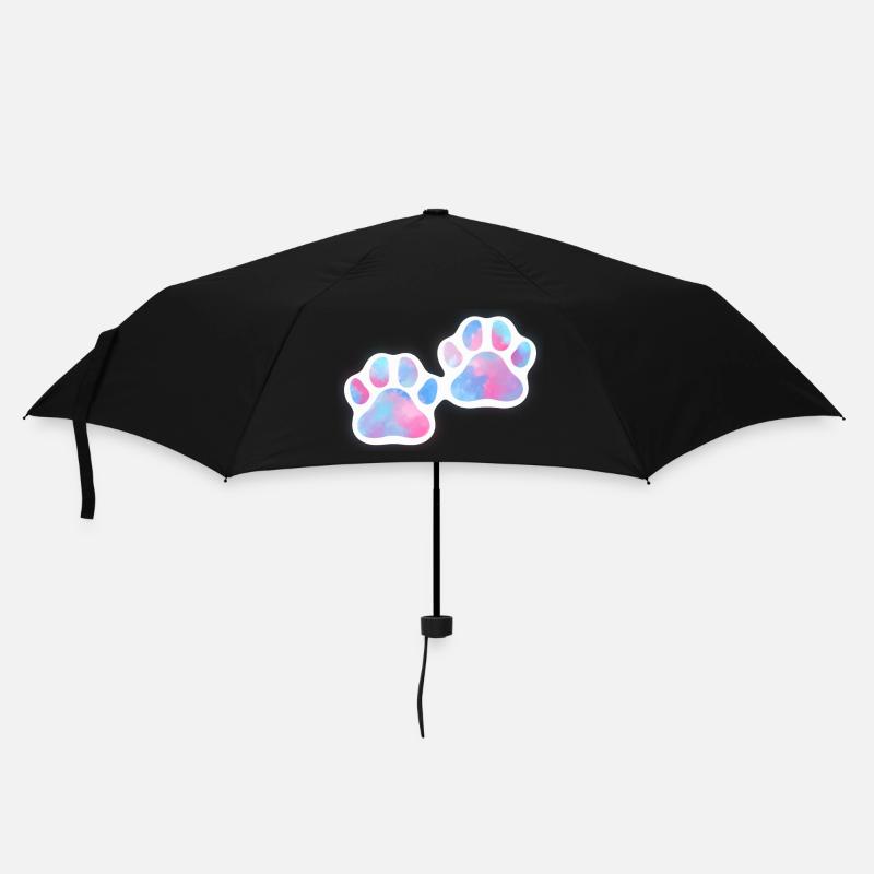 Dog Paws Galaxy - Umbrella (small) - black