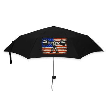 Sport - Regenschirm (klein) - Schwarz - Vorne