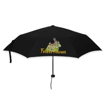 felices pascuas Happy Easter - Umbrella (small) - black - Front