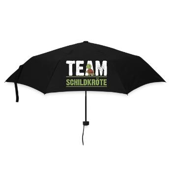 Schildkröte Schildkröten - Regenschirm (klein) - Schwarz - Vorne