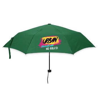 URBAN STREET LIFE WITH NO RULES! - Umbrella (small) - bottlegreen - Front