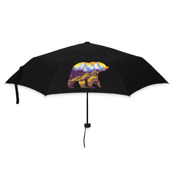 Mountains Mountain Hiking Hiking Mountain Hikers Hiking - Umbrella (small) - black - Front