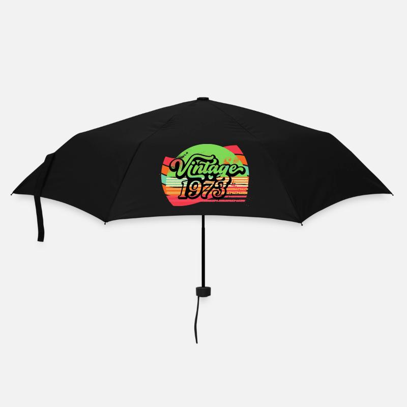 Vintage 1973 - Umbrella (small) - black