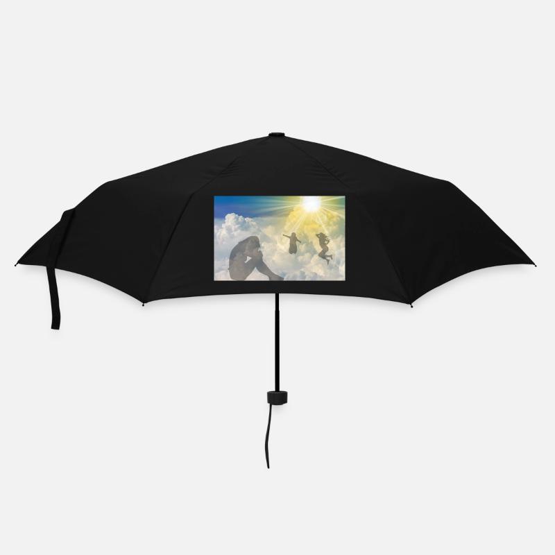 Heavenly Shadows - Umbrella (small) - black