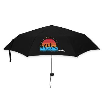 Schullehrerin Lehrerin - Regenschirm (klein) - Schwarz - Vorne