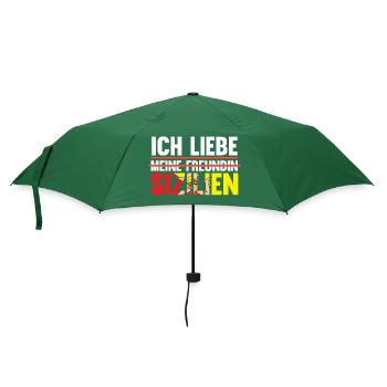 Sizilianer Sizilianisch Sizilien - Regenschirm (klein) - Flaschengrün - Vorne