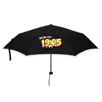 78e anniversaire rétro dans le style Pop Art Comic Book - Parapluie standard - noir - Devant