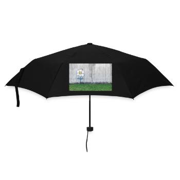 Graffiti of a daisy - Umbrella (small) - black - Front