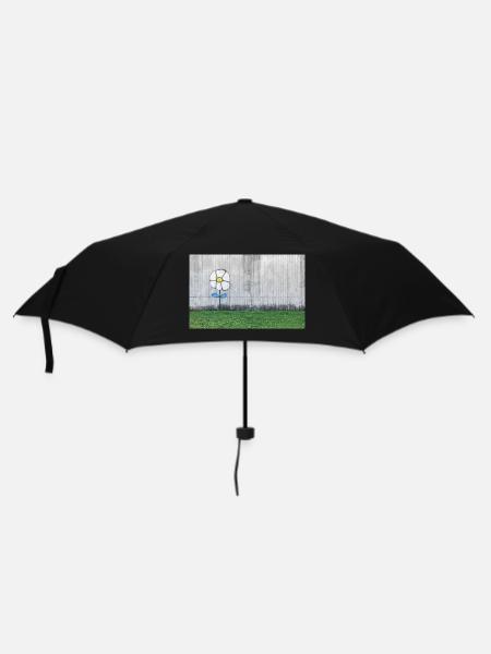Graffiti of a daisy - Umbrella (small) - black