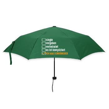 Eichhörnchen - Regenschirm (klein) - Flaschengrün - Vorne