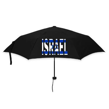 Israël aux couleurs nationales - Parapluie standard - noir - Devant