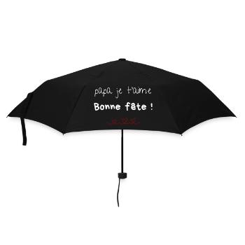 Daddy I Love You Happy Father's Day Gift Party - Umbrella (small) - black - Front