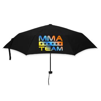 Mma Crew Bunt - Regenschirm (klein) - Schwarz - Vorne
