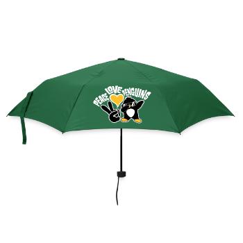 Amour Paix Pingouins Drôle Dab Cool Pingouin Dabbing - Parapluie standard - vert bouteille - Devant